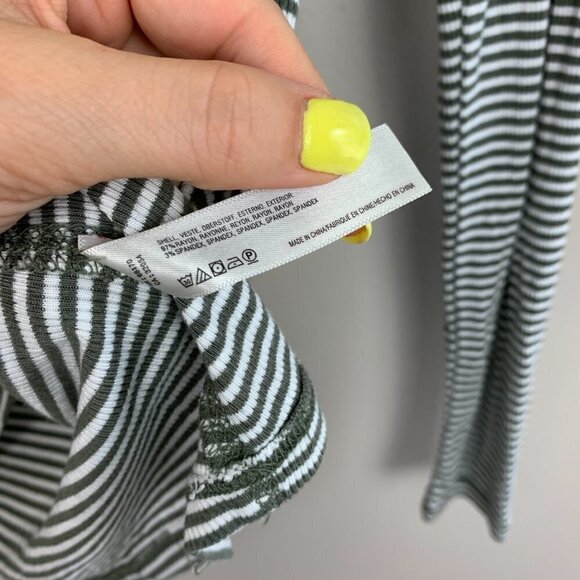 Anthropologie Pure + Good Cowl Neck Striped Top - Picture 5 of 7